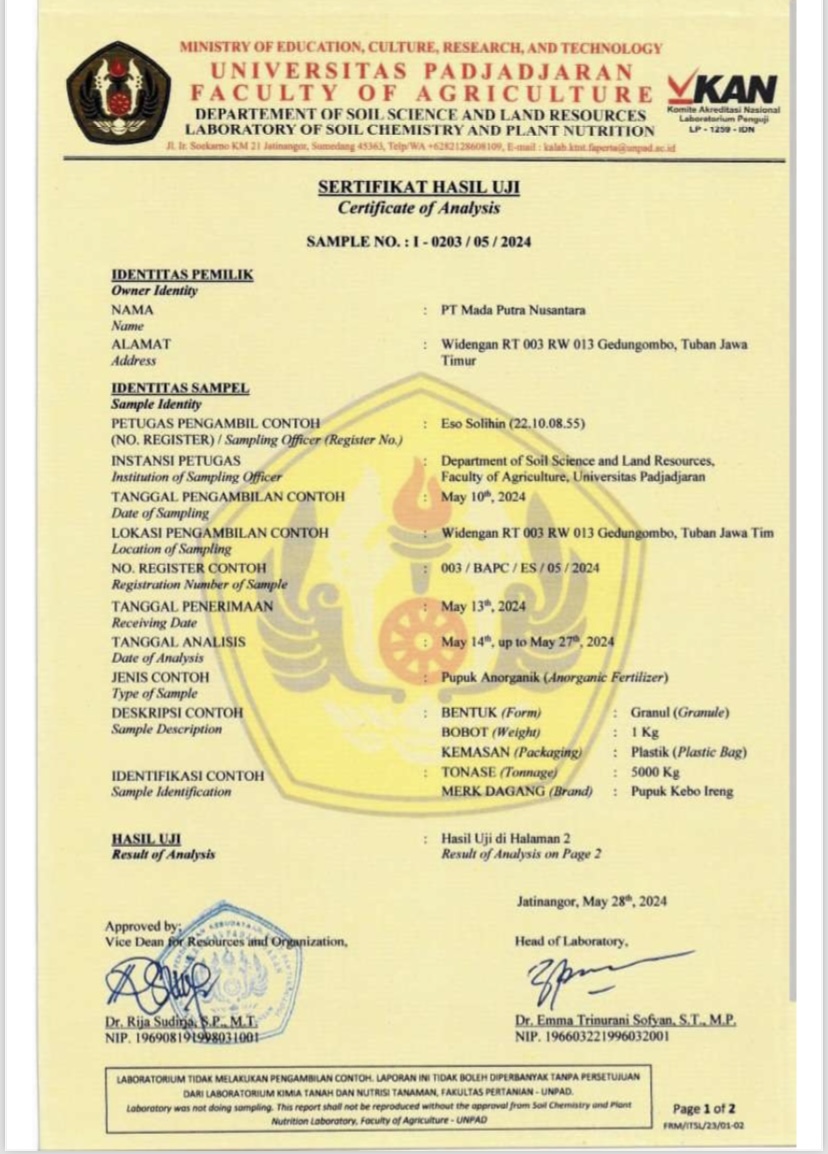 Read more about the article PT Mada Putra Nusantara