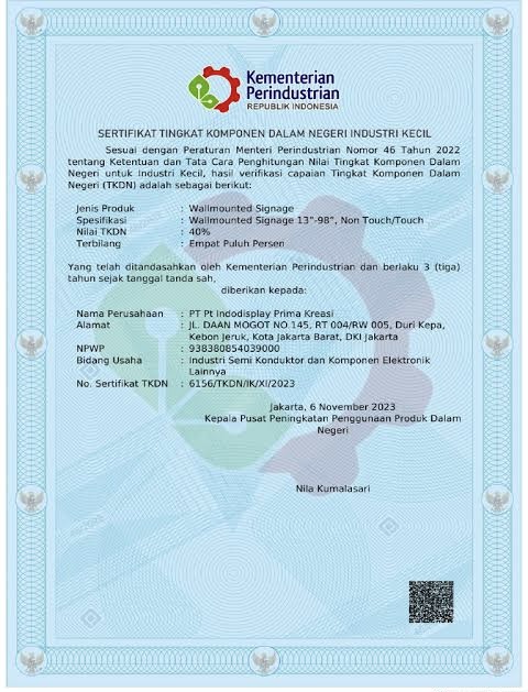 Read more about the article PT Indodisplay Prima Kreasi