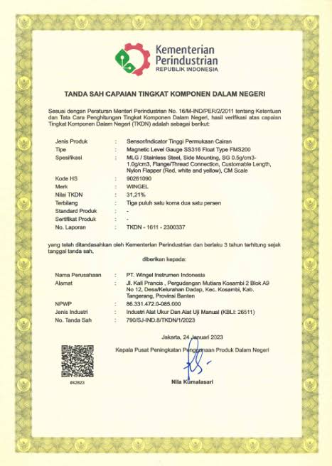 Read more about the article PT Wingel Instrumen Indonesia